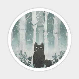 Cat in The Woods Magnet